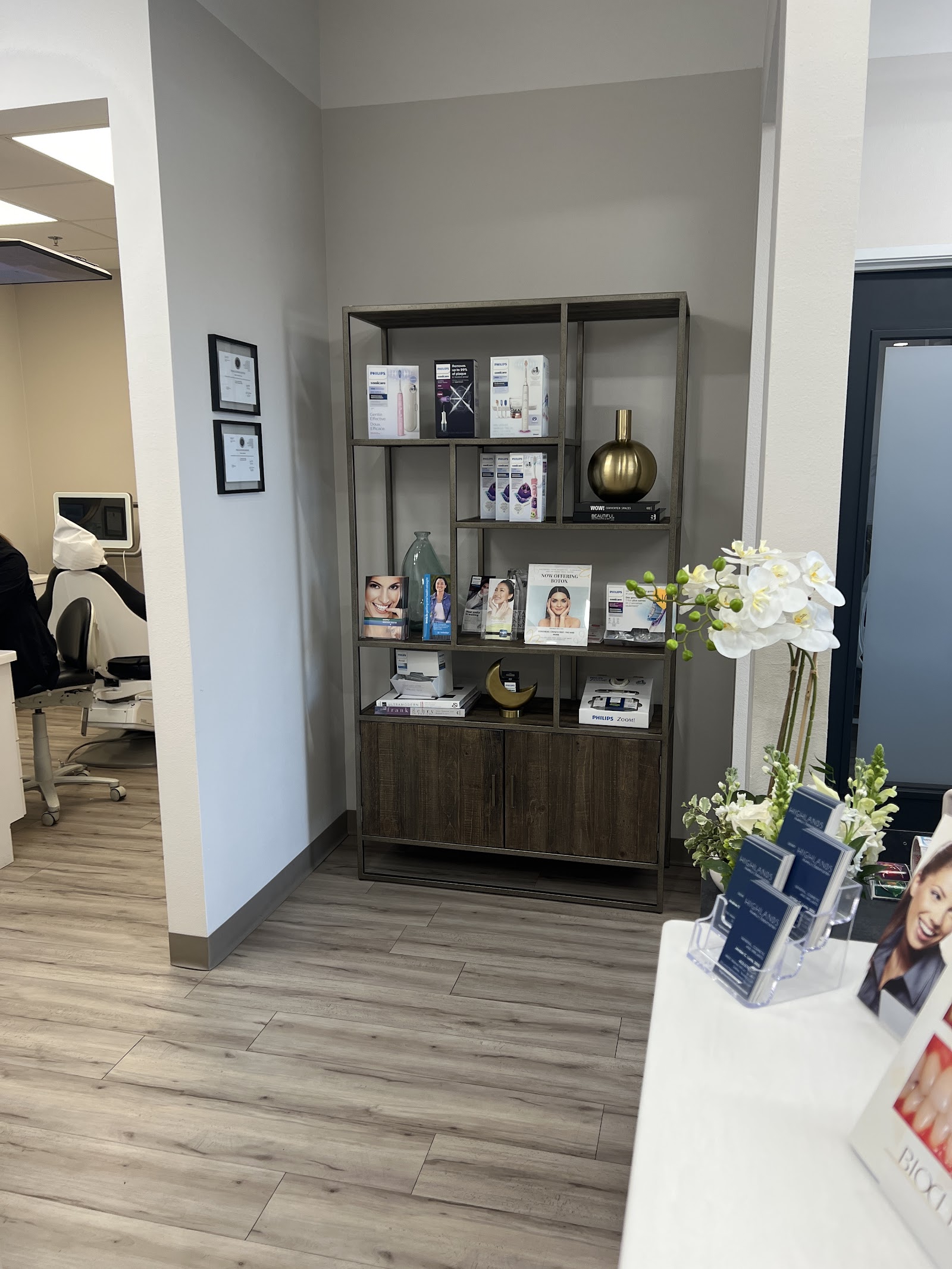 Inside the Highlands Family Dentistry office